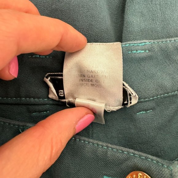 St. John Sport Teal Blue High Waist Acid Wash Bootcut Jeans 2 (25.5x27.5) - Picture 8 of 14